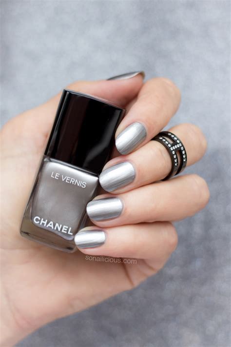 chanel metallic silver nail polish|Chanel nail polish near me.